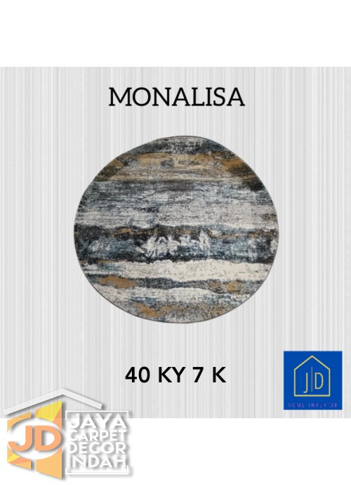 Permadani Monalisa Bulat 40 KY 7 K Ukuran 120 cm x 120 cm, 160 cm x 160 cm